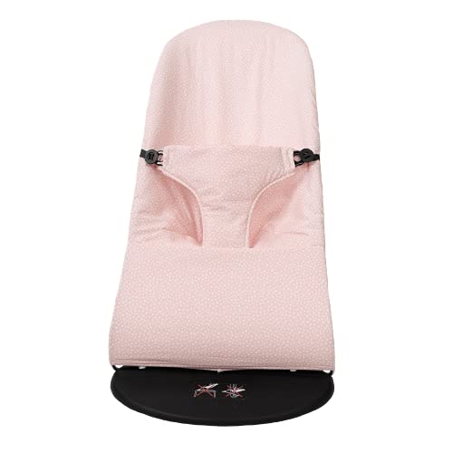 Funda para Hamaca BabyBjörn Balance Soft (SUSTITUYE tapicería Original), Hipoalergénica, Hipersuave, Transpirable. (Algodón Orgánico).