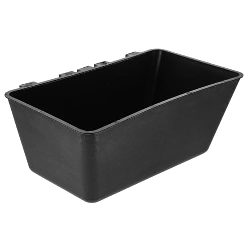 UKCOCO Mangeoire À Poulet Suspendue en Plastique Durable - Bac d'alimentation Anti-Gaspillage avec Crochets pour Pigeons Poules Et Volaille - Récipient d'alimentation Pratique pour Cage À Oiseaux