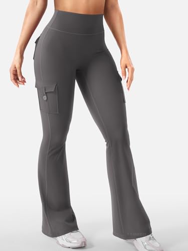 Image of YEOREO CoreFlex Women Workout Flare Leggings
