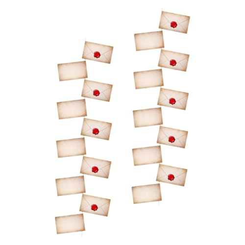 HOMOCONO Halloween Decorations Banner Hay Halloween Banner Wizard Birthday Banner 2 Strings Paper Bunting DIY Envelopes Decor for Parties