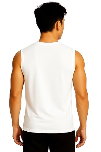 Image of JUGULAR Tank Tops Sleeveless T-Shirt for Men Gym Wear Vest Printed Stylish Round Neck Running for Sports Workout Fitness & Casual or Beach Wear