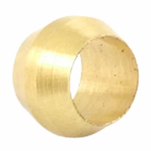 Tool parts 4mm Hole Diameter Brass Compression Sleeve Ferrule Ring