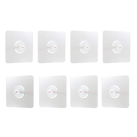 CCUCKY 8 piezas Clavos de Suspensión Autoadhesivos Desmontables, Gancho de Tornillo Montado en la Pared sin Perforaciones, para Baño, Cocina