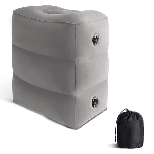 Adjustable Inflatable Travel Footrest for Aircraft – ACONDE