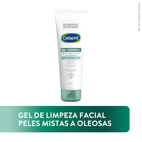 Gel de Limpeza Facial Pele Oleosa Cetaphil Oil Control 250mL