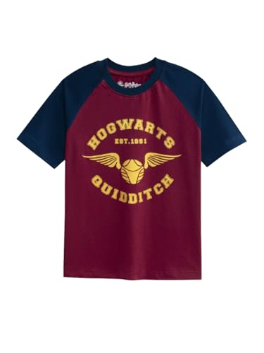 Image of Nap Chief Kids Official Harry Potter Printed Cotton T-Shirt | Casual Wear Tee for Boys & Girls