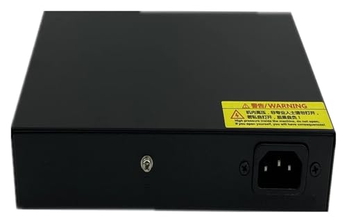 Switch Inyector Power Over Ethernet PoE 6 Puertos 48V 78W IEEE802.3af/at con Adaptador para CCTV y Cámaras IP miniatura 6