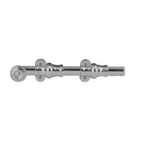 Baldwin 0382.150 Ornamental Heavy Duty 18-Inch Surface Bolt, Satin Nickel