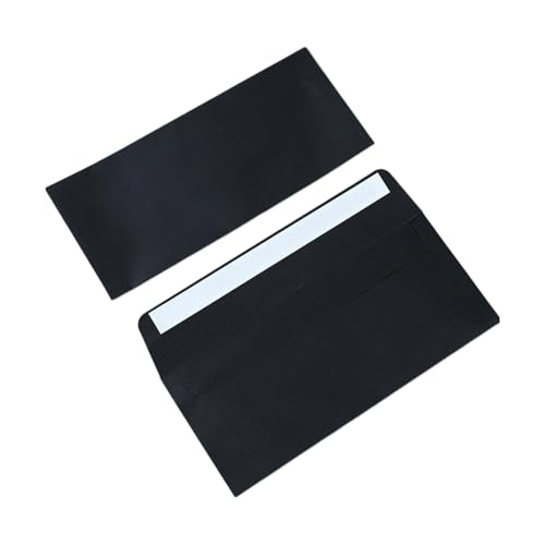 Enveloppes standard gommées avec sceau noir pour correspondance haut de gamme