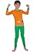 JUSTICE LEAGUE Boys Little Aquaman Cotton Costume Pajama Set, Multi, 6