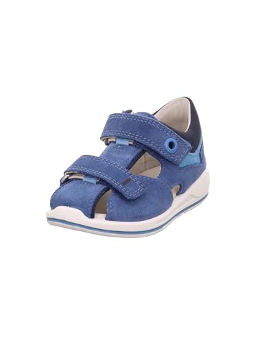 Superfit Jungen Boomerang Sandale, Blau Hellblau 8020, 22 EU