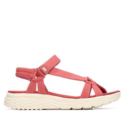 XTI - Sandalia Mujer Coral - Calzado Cómodo y Versátil - Moda casual - Modelo 14546306 (Talla 41)