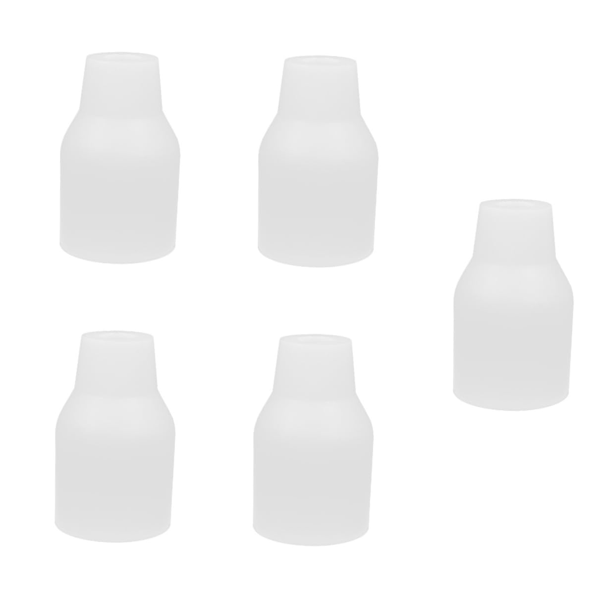TEHAUX 5stücke Silicone Flower Vase Mold Für Projekte Wasserdichte Silikonform Für Kreative Blumendekorationen Leicht Zu Entformen Reinigen Für Zuhause Und Bastelbedarf