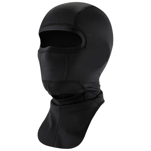 Generisch Máscara de cara completa - Capucha para exteriores, máscara de cara completa, para actividades como desplazamientos diarios, esquí, snowboard, pesca en hielo, senderismo, ciclismo, viajes y