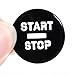 Daeiclru Car Push Start Button Cover Compatible with Jaguar XF 2008-2015, Car Engine Start Stop Button Cover Key Ignition Switch Knob Protector Interior Accessories (Black)