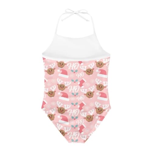 Image of Christmas One-Piece Swimsuits Beach Swimwear Bathing Suit for 3-10 Years Girls