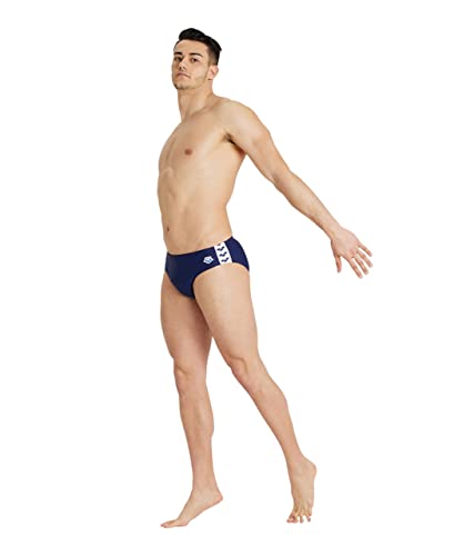 Image of Arena Mens Arena Feel Men's Icons Solid Swim Briefs