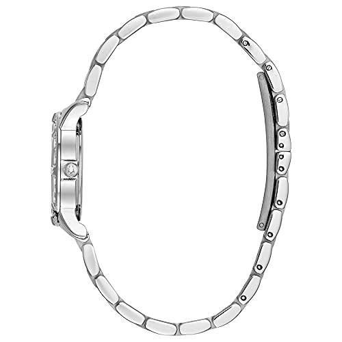 Bulova Ladies' Classic Highbridge Diamond 3-Hand Calendar Date Watch, White Mother-Of-Pearl Dial Style: 96R105 #TOP1