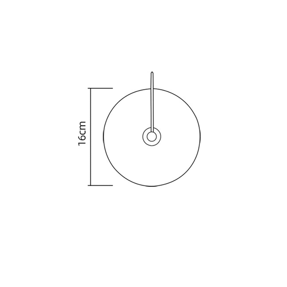 Lámpara De Pared Interior LED 3W Blanco Cálido Luz Decoración Apliques De Pared Moderno Mármol Iluminación Luz De Pared Para Salon Dormitorio Sala Pasillo Escalera, Oro