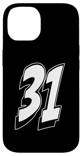 Number Thirty One #31 X|[c`[jtH[ a 31 X}zP[X iPhone 14 p