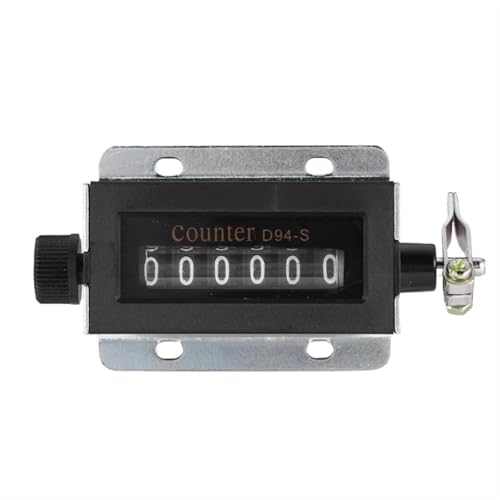 D94-S 6 Digit Resettable Mechanical Pulling Counter Digital Rolling Wheel Counter Mechanical Length Meter Roller Counter Tools
