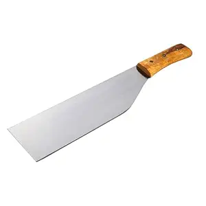 Tata Agrico GTS011 Sugarcane Peeling Knife Sturdy Blade Planer Knife Useful Pineapple Sugarcane Peeling Knives with Natural Non Slip Wooden Handle, Pack of 1