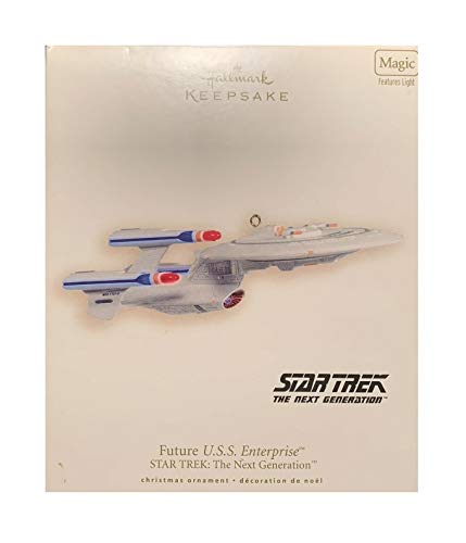 Future USS Enterprise Star Trek The Next Generation 2007 Hallmark Ornament