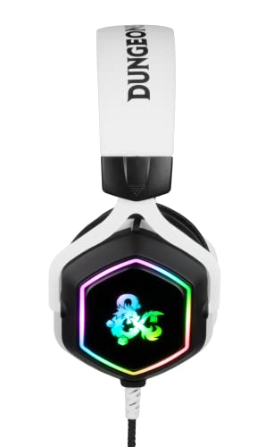 Casque gaming avec micro Konix Dungeons & Dragons pour communiquer