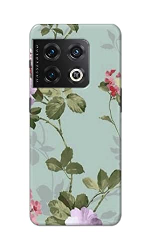 Image of Printed Hard Back Cover Case for OnePlus 10 Pro 5G Back Cover (Floral Painting) -702