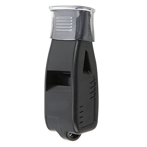 Silbato deportivo negro portátil y liviano miniatura 4