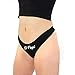 Dirty Girl Undies Si Papi Women's High Rise Sexy Thong, Dirty Undies! Small Black