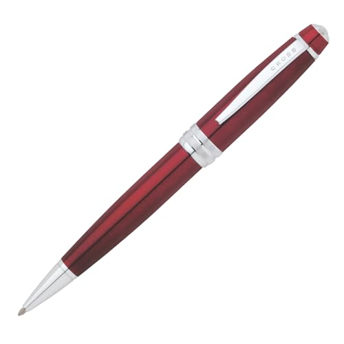Image of Cross Coventry Red Lacquer Refillable Ballpoint Pen - Medium Point, Black Ink, Presented in a Luxury Gift Box