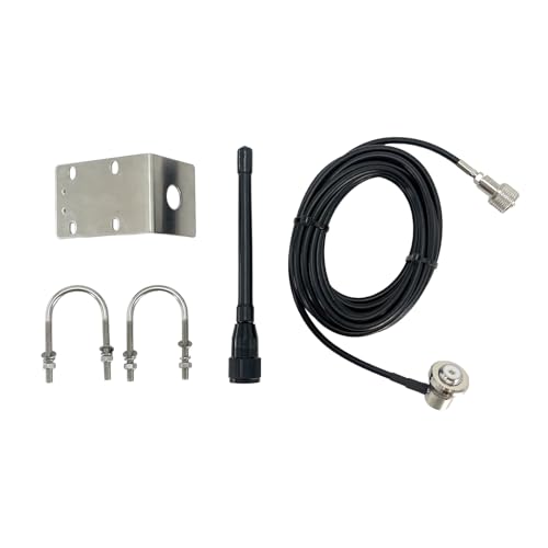 image for FMUSER VM200 Marine Radio Antenna, Durable 153-164Mhz Boat Radio Anten