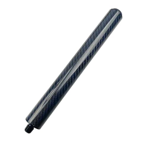 PEPWE Práctica barra de extensión de fibra de carbono de 30,5 cm con agarre ergonómico, adecuada para control de precisión, extensor de tacos de billar