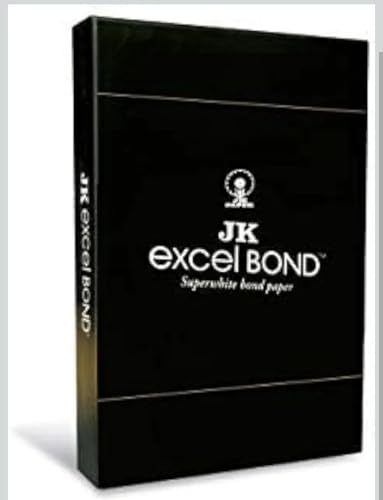 Image of JK Excel Bond Premium Paper, 100 GSM, A4 Size, White, 100 Sheets per Pack, Pack of 2