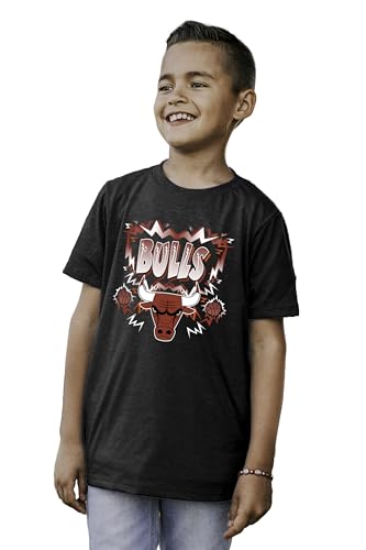 Chicago Bulls NBA Officially Licensed Youth Tri-Blend T-Shirt Basketball Team Color, Medium