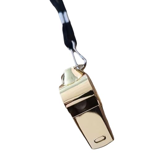 Silbatos deportivos de acero inoxidable con cordón miniatura 5
