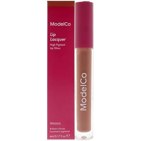 MODELCO Lip Lacquer - High-Pigment, Long-Wear Color - Non-Sticky, Comfortable Finish - Instantly Plumps Lips - Provides All-Day Moisture - Lips Feel Soft, Supple, And Kissable - Morocco - 0.17 Oz Cover