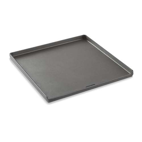 Weber Crafted Large Format Griddle Ready Not Rusty CarbonSteel Griddle for Genesis Spirit Searwood & Smoque Grills (Frame Kit Required)