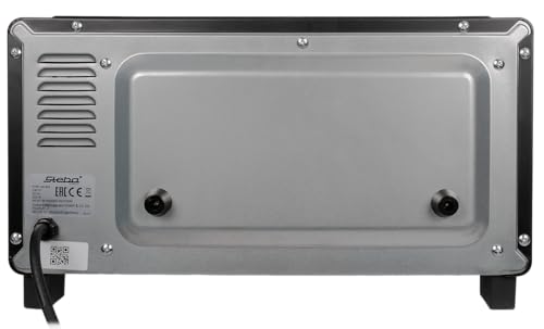 Steba Mini Backofen mit 9 Liter Volumen, Ober- und Unterhitze, Pizzatiefe bis Ø 22 cm, 2 Einschubebenen, KB M9