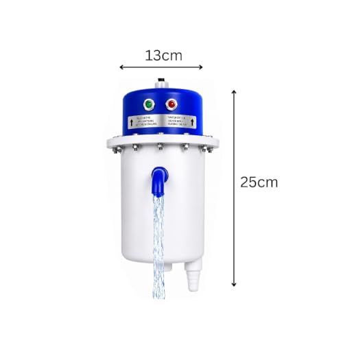 Image of Seltix Instant Water Heater 1 Litre 3KW | Portable Mini Instant Electric Geyser | Copper Heating Element | Shockproof ABS Body | Auto Cut-Off Safety | Wall Mount Water Heater for Bathroom, Kitchen