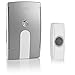 Price comparison product image Byron BY504 Wireless Portable Doorbell Set, 8 Melodies, Volume Control, Flashing LED Light