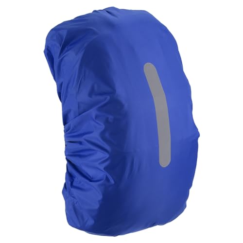 M METERXITY Backpack Rain Cover - Waterproof Lightweight Cover with Vertical Reflective Strap, Apply to Cycling/Mountain Climbing (75-85L, XXL, Navy Blue)