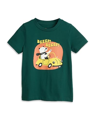 Image of Amazon Brand - Symbol Boys 100% Cotton Graphic Printed Half Sleeves T-Shirt | Age 2-6 Years