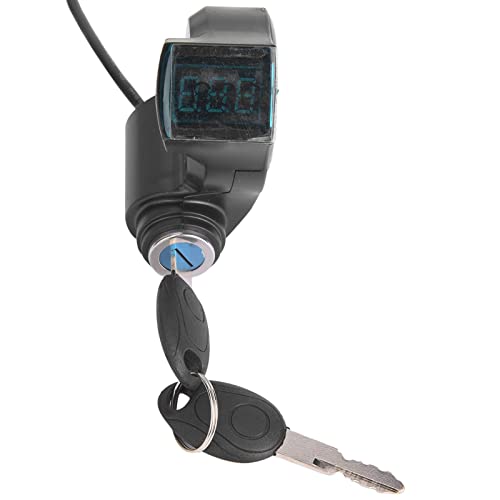 Alomejor Digitale Batteriespannungsanzeige Daumen-Gasgriff Schalter mit Tastensperre f¨¹r Motorroller Elektrofahrrad Leistungssteuerungssystem Kompatibel mit E-Bike Scooter Sicherheitsschalter