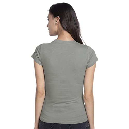 Image of Bewakoof Women's Aalsu Round Neck 3 /4 Sleeve Bold RedCotton T-Shirt
