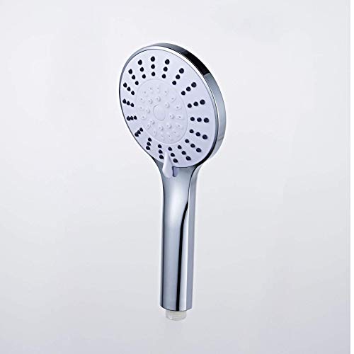 Pomme de douche haute pression à économie d'eau avec tête jet réglable 12 cm