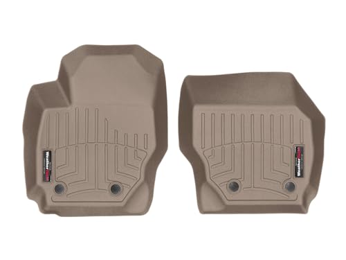WeatherTech Custom Fit FloorLiners for Volvo S80, XC70, V70-1st Row (452321), Tan