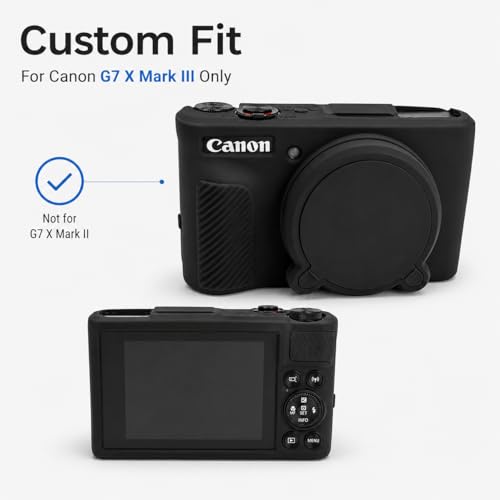 Funda de silicona para cámara Canon PowerShot G7 X Mark III miniatura 2
