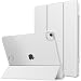 Produktbild MoKo für iPad Air 13 Zoll Hülle 2024/iPad Pro 12,9 Hülle (6./5. Generation, 2022/2021), Schlank Smart Transluzent Matt Hart PC Rückseite, Unterstützt Touch ID & Pencil Pro/2./USB-C, Weiß
